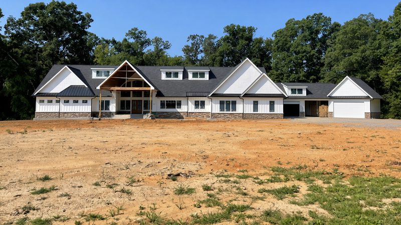 Long modern farmhouse ranch, finished